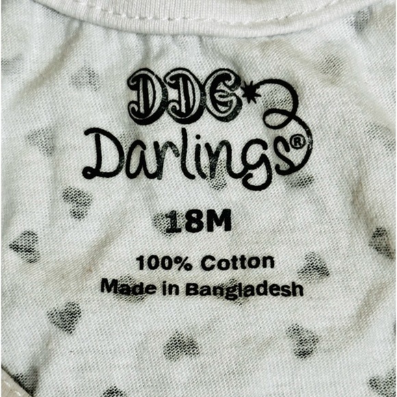 🔴6/$26🔴NWOT Infant Baby Girl Two Pairs Matching Outfit - Picture 4 of 4